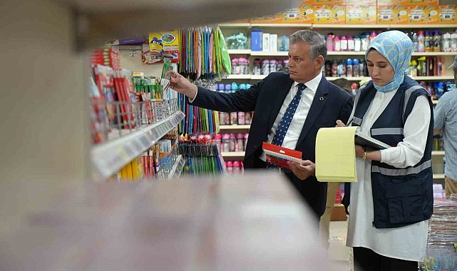 Samsun'da kırtasiye ürünlerine denetim