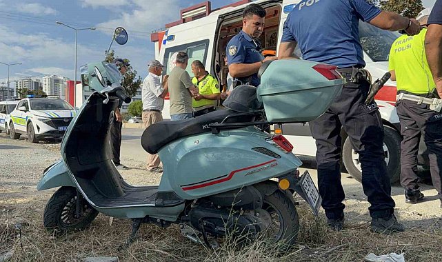 Samsun'da motosiklet ile otomobil çarpıştı: 1 yaralı