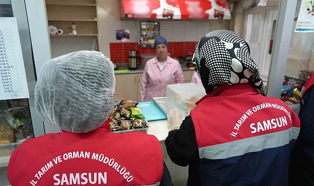 Samsun'da okul kantin ve yemekhaneleri denetlendi