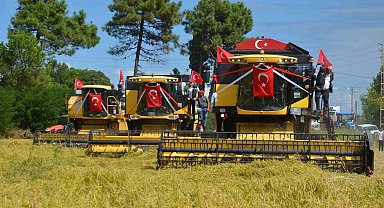 Samsun'da "1. Çeltik Hasat Günü"