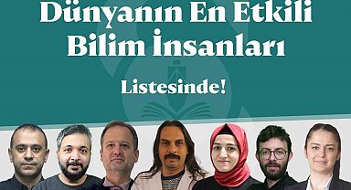 Samsun'dan 7 akademisyen "Dünyanın En Etkili Bilim İnsanları" listesinde