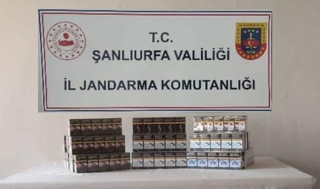 Şanlıurfa'da gümrük kaçağı 910 paket sigara ele geçirildi