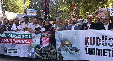 Şanlıurfa'da Sumud Filosu ve Filistin'e destek açıklaması