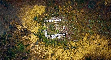 Sapanca'da gizemli taş yapı tekrar ortaya çıktı: Kazma-kürekle bölgeye gidenler merak uyandırdı