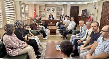 Şaphane Kaymakamı Çelik, başarılı öğrencilerle bir araya geldi