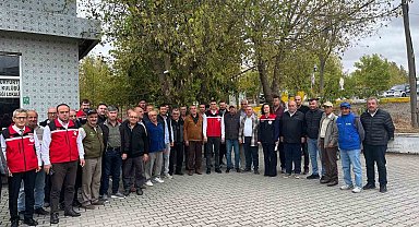 Saray'da çiftçilere yüzde 50 hibe destekli 750 kilogram kanola tohumu dağıtıldı