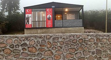 Şehit babasının ev hayali gerçek oldu