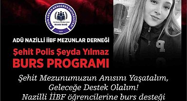 Şehit Polis Şeyda Yılmaz'ın adı burs programıyla yaşatılacak