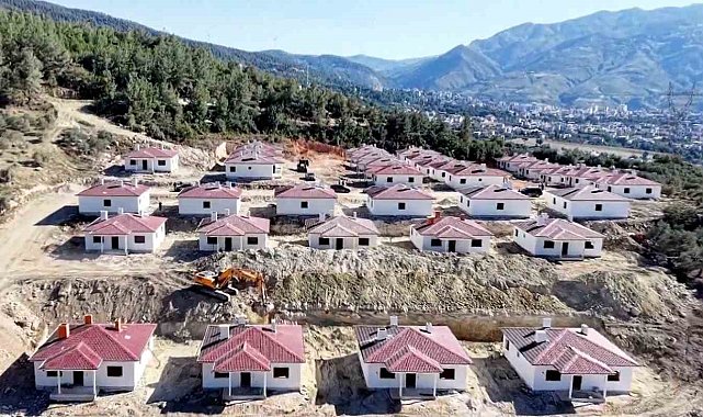 Şekere bölgesine inşa edilen köy evlerinde sona gelindi