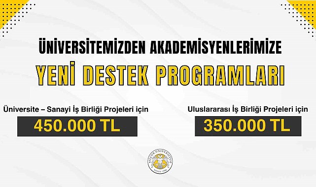 Selçuk Üniversitesi'nden akademisyenlere önemli fırsat