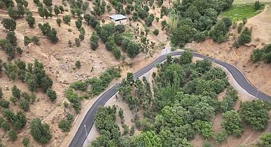 Şemdinli Güleç mezrası yolu asfaltlandı