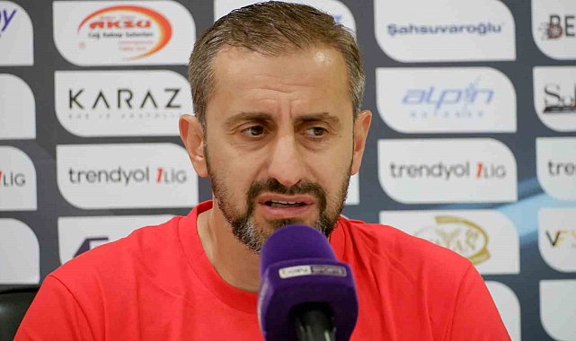 Serkan Özbalta: "Tempoyu yükseltmek isteyen bir takımız"