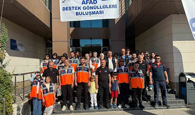 Siirt'te 2. AFAD destek gönüllüleri buluşması gerçekleştirildi