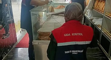 Siirt'te fırınlara sıkı denetim: Mevzuata aykırı hareket eden 5 fırına 526 bin lira ceza kesildi