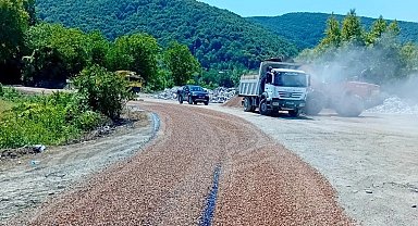 Sinop'ta grup yollarında asfaltlama çalışmaları tamamlandı