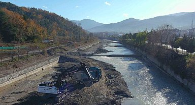 Sinop'ta sel ve taşkınlara karşı çalışmalar sürüyor