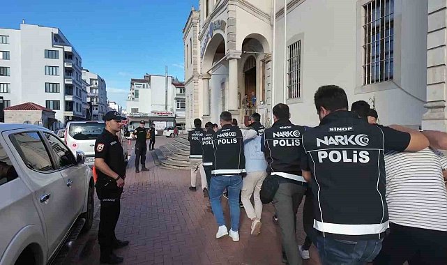Sinop'ta uyuşturucu operasyonu: 6 tutuklama