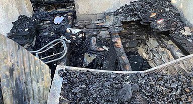 Sinop'ta yangın: 1 ev kullanılamaz hale geldi