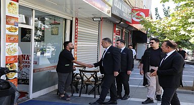 Şırnak İl Emniyet Müdürü Sazak Silopi'de vatandaşlarla bir araya geldi