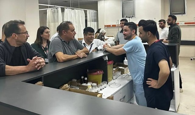 Şırnak İl Sağlık Müdürü Sili, Cizre Devlet Hastanesinde incelemelerde bulundu