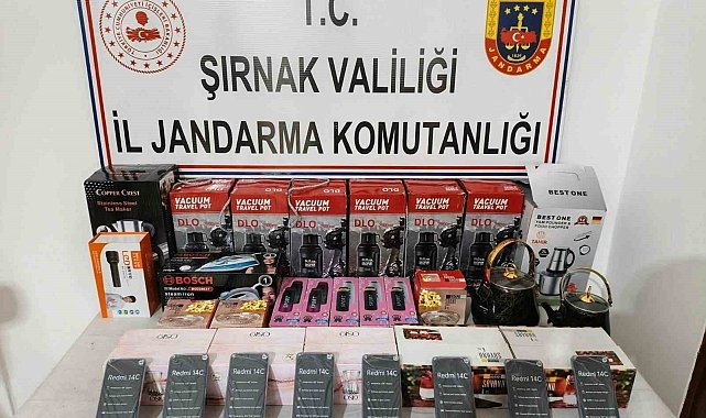 Şırnak'ta 12 milyon liralık kaçak malzeme ele geçirildi