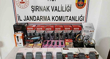 Şırnak'ta 12 milyon liralık kaçak malzeme ele geçirildi