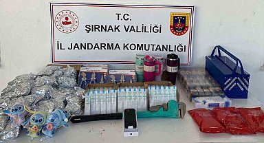 Şırnak'ta jandarma ekipleri 14 milyonluk kaçakçılığı önledi