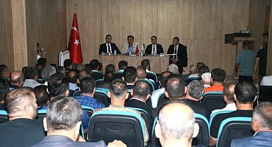 Şırnak'ta muhtarlarla istişare toplantısı yapıldı