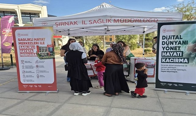 Şırnak'ta sağlıklı hayata merhaba etkinliği