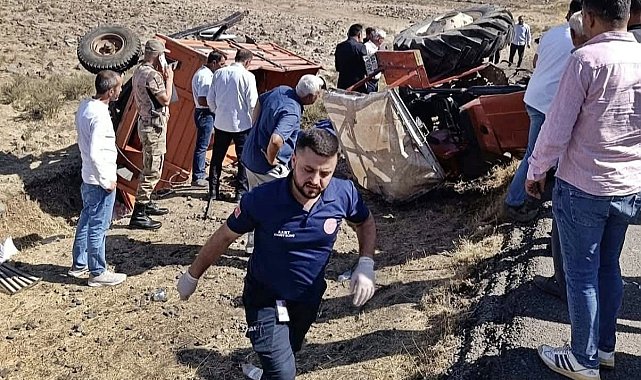 Şırnak'ta traktör devrildi: 1 ölü, 4 yaralı