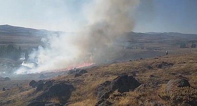 Sivas'ta örtü yangını