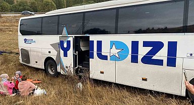 Sivas'ta otobüs kazası, çok sayıda yaralı