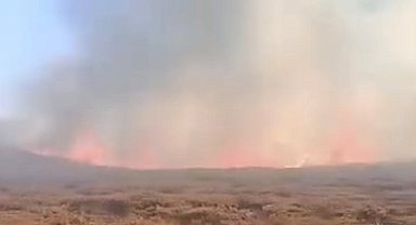 Siverek Karacadağ'da yangın