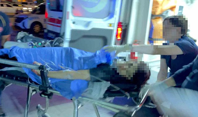 Sokak ortasında bıçaklanan yabancı uyruklu şahıs ağır yaralandı