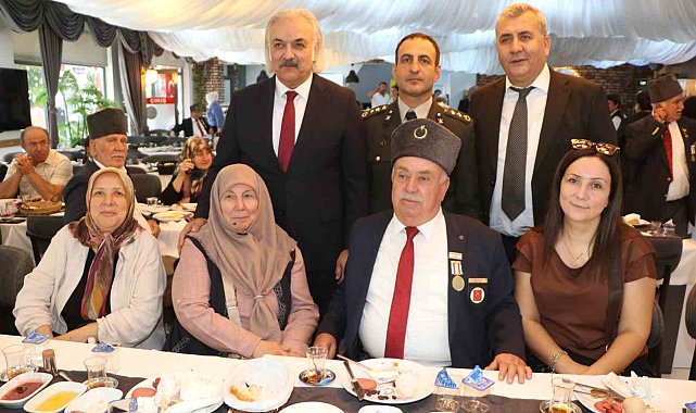 Söke'de Gaziler Günü'nde Şehit ve Gazi Aileleri onuruna kahvaltı düzenlendi