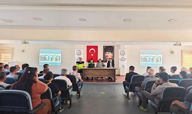 Söke'de servis şoförleri eğitime alındı