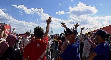 SOLOTÜRK, TEKNOFEST'te gösteri uçuşu yaptı