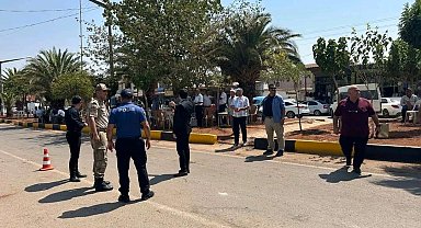 Son bir ayda yaşanan 30 kaza üzerine Hassa'da 'Bir Kask Bir Can' uygulaması başlatıldı