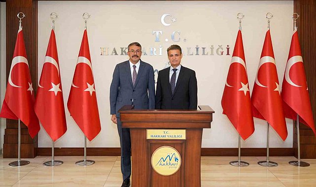 Soran Valisi Halgord Şeyh Necib'ten Hakkâri Valiliğine ziyaret