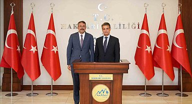 Soran Valisi Halgord Şeyh Necib'ten Hakkâri Valiliğine ziyaret