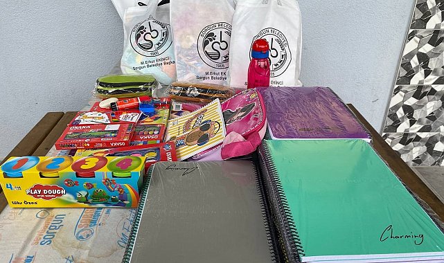 Sorgun Belediyesi'nden bin 500 öğrenciye kırtasiye desteği