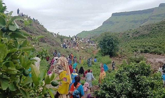 Sudan'da heyelan bir köyü yuttu: Binden fazla kişi öldü