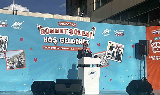 Sultangazi'de bin 500 çocuğa sünnet şöleni