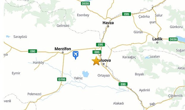 Suluova'da 2.3 büyüklüğünde deprem