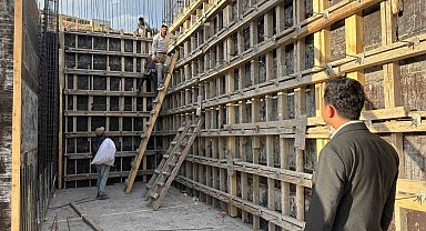 Susuz Yeni Devlet Hastanesi'nin yapımı sürüyor
