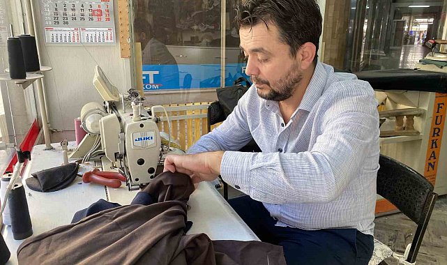 Tadilat talepleri sebebiyle terzi esnafının işi yoğunlaştı