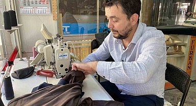 Tadilat talepleri sebebiyle terzi esnafının işi yoğunlaştı
