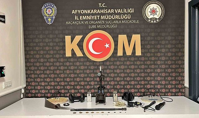 Tarihi sikke ve kazı malzemeleriyle yakalanan 3 kişi gözaltına alındı