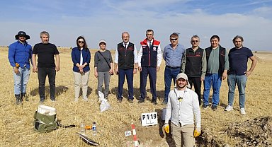 Tarımsal büyüme projesi kapsamında arazi çalışmaları yapıldı