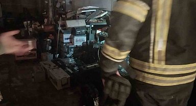 Tavşanlı Çukurköy Sanayi Sitesi'nde yangın